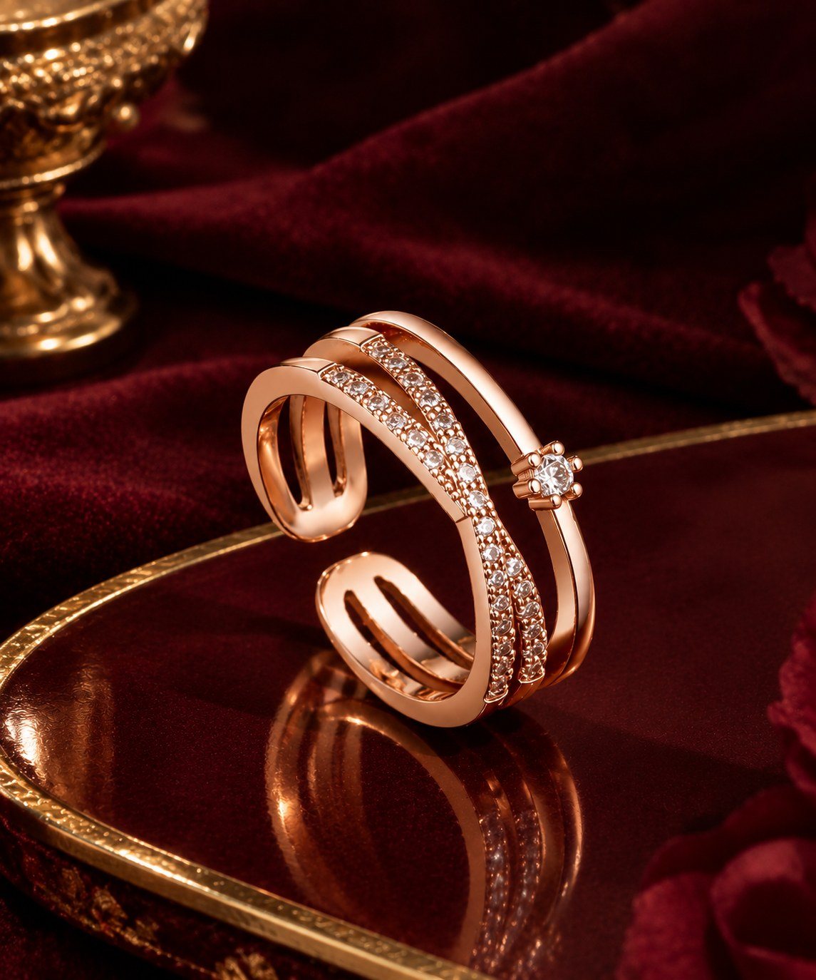 Élan Rose Duo Ring