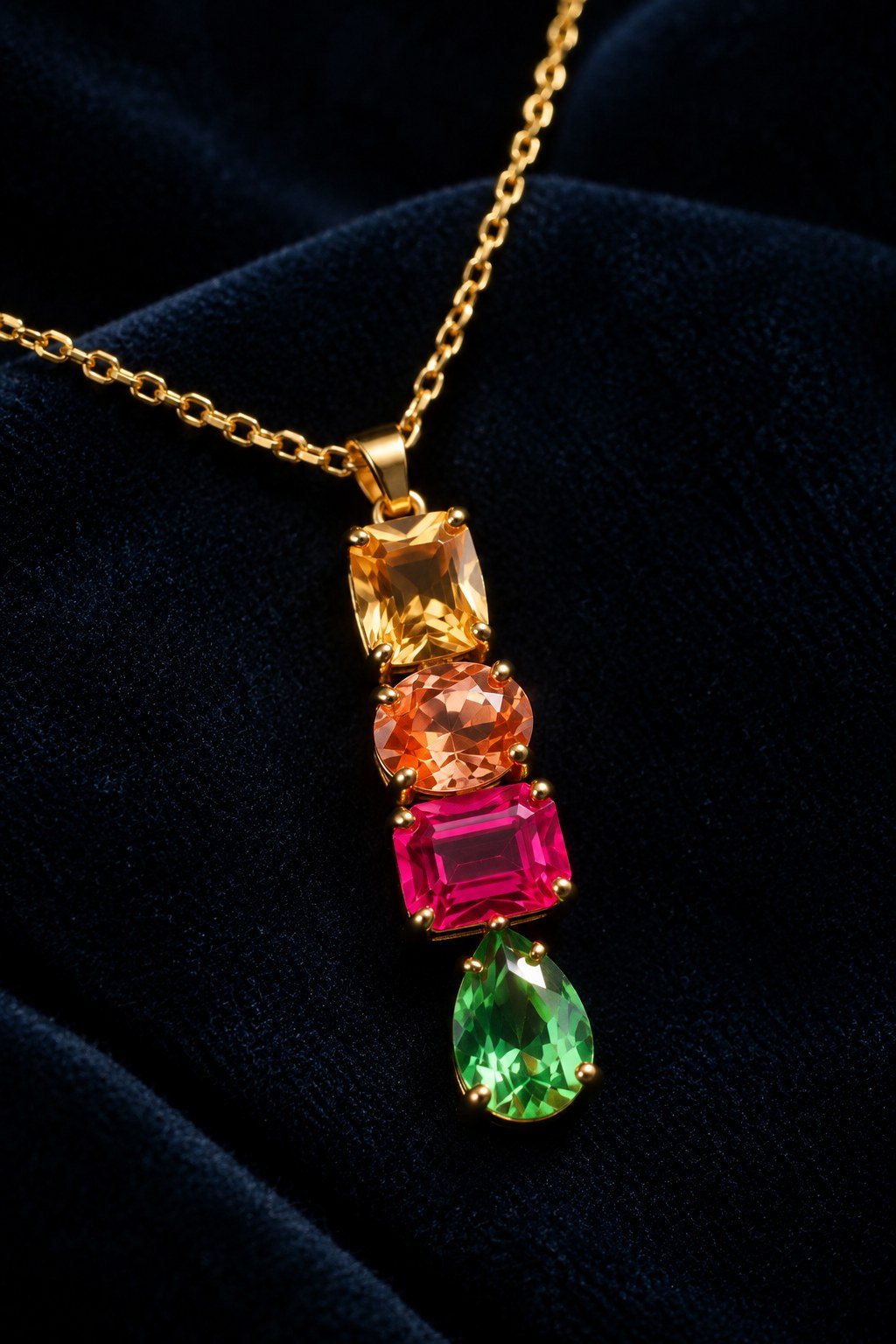 Prism Cascade Necklace