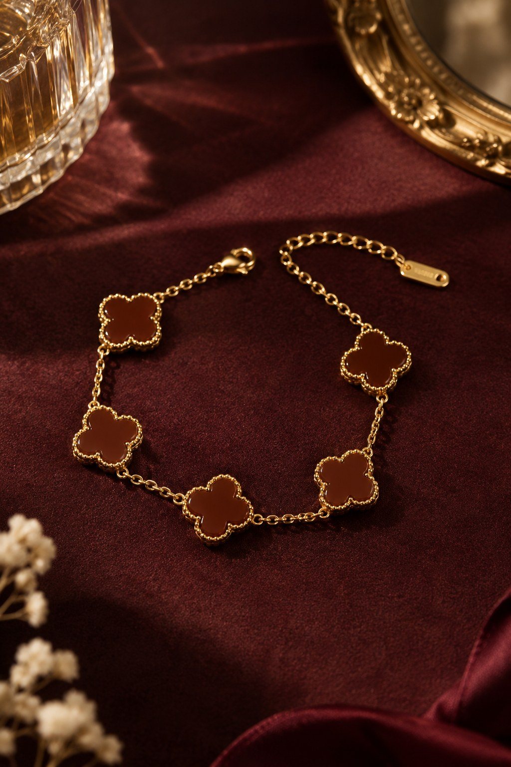 Caramel Clover Luxe Bracelet