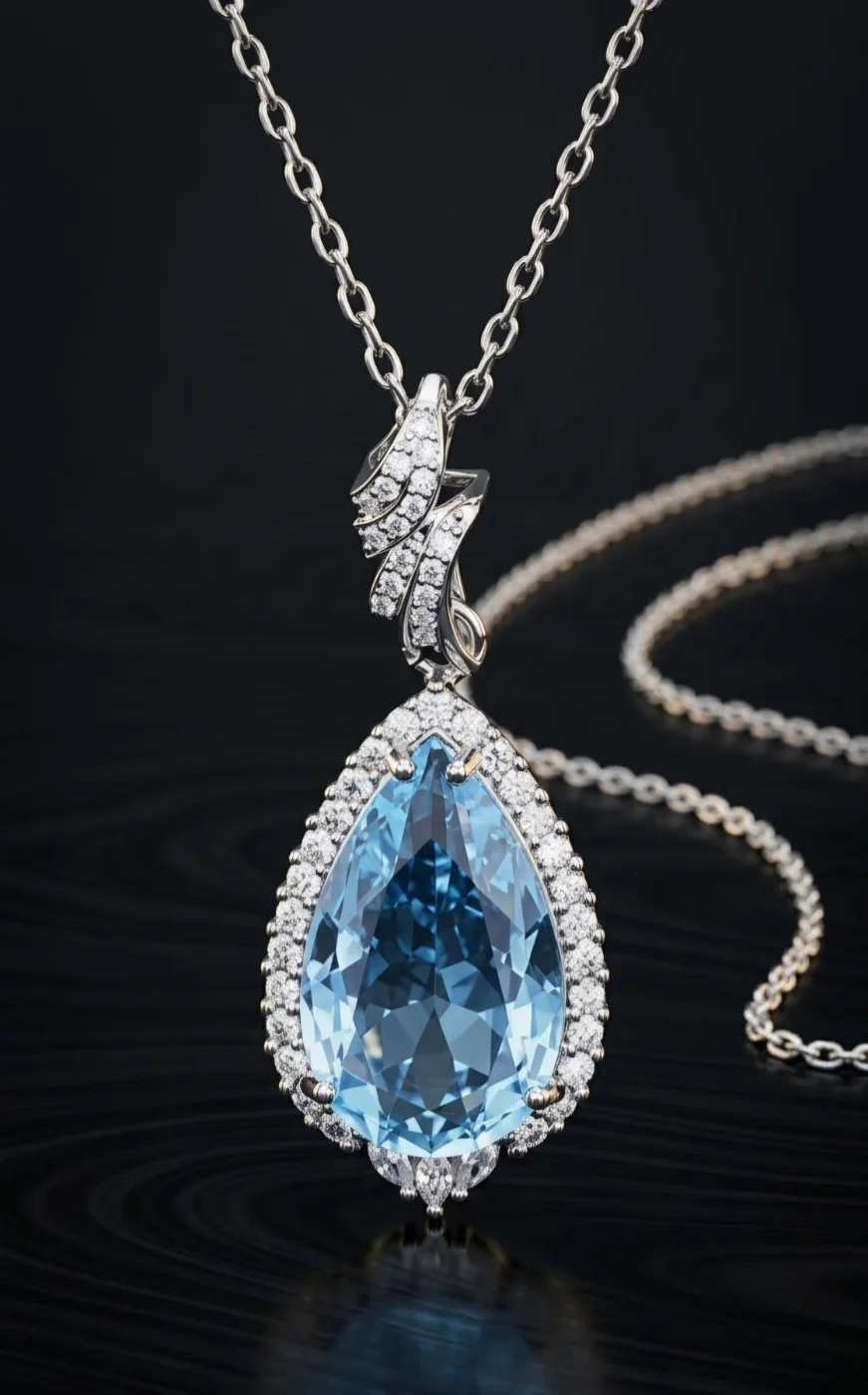 Blue Teardrop Pendant