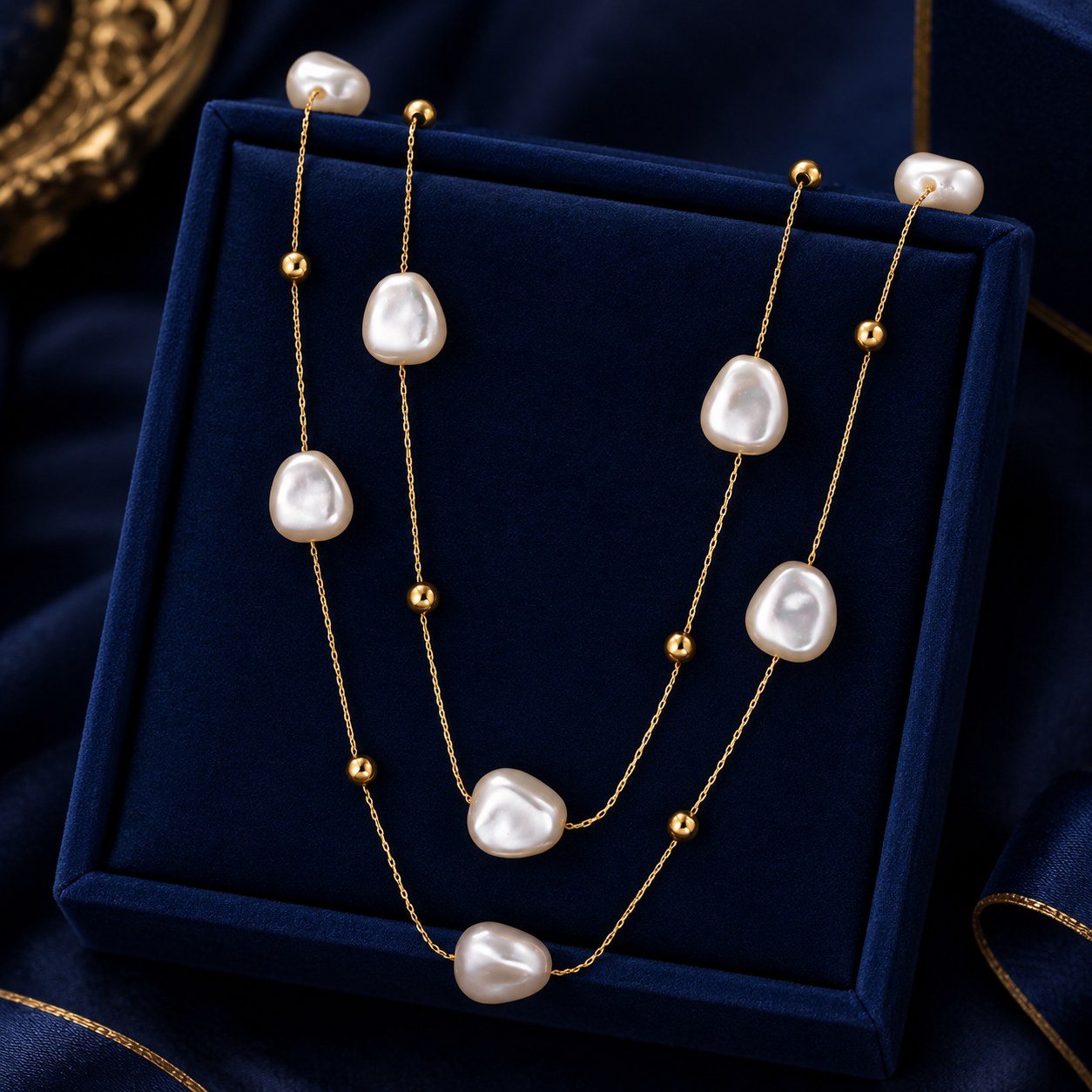 Pearl Élan Layered Necklace