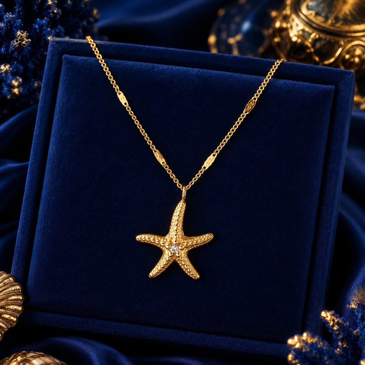 Celestial Starfish Pendant