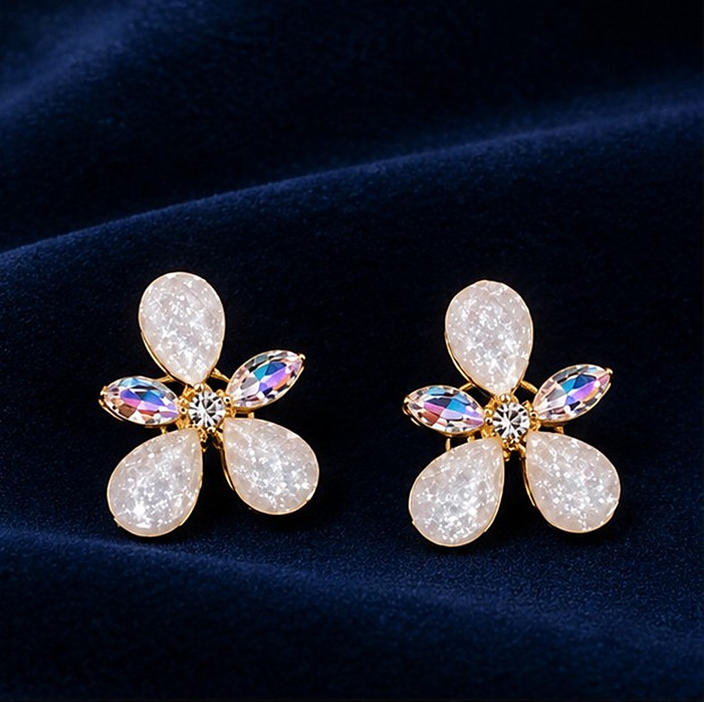 Fleur Opal Studs