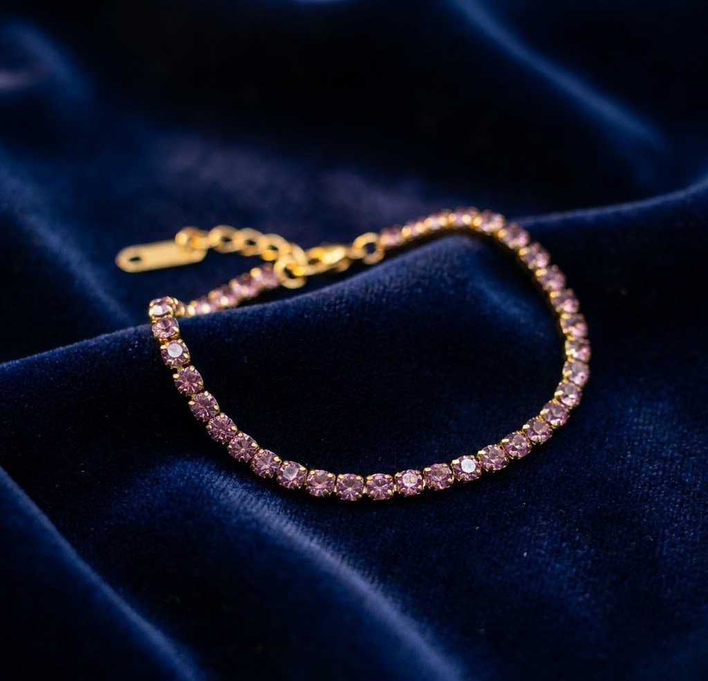 Viola Tennis Bracelet